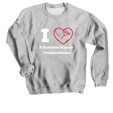 Hudson?s Heroes, a Sport Grey Crewneck Sweatshirt