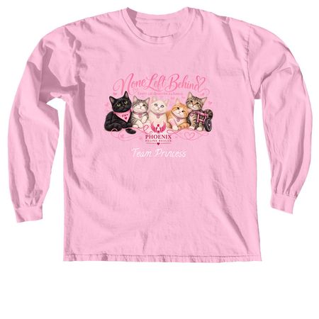 None Left Behind, a Blossom Comfort Colors Long Sleeve Tee
