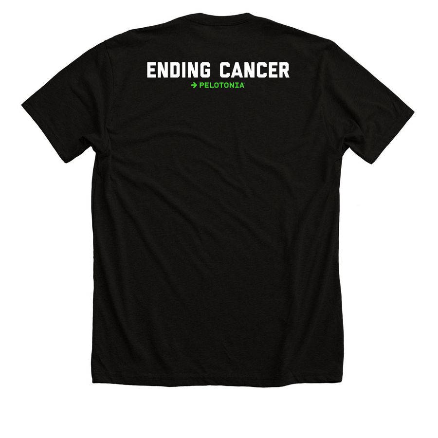 OSU EMERGENCY DEPARTMENT 2026 PELOTONIA, a Solid Black Blend Premium Unisex Tee (back-view)