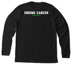 OSU EMERGENCY DEPARTMENT 2026 PELOTONIA, a Solid Black Blend Premium Long Sleeve Tee (back-view)