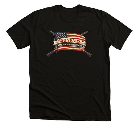 1776 ? When Freedom Was Declared, a Solid Black Blend Premium Unisex Tee