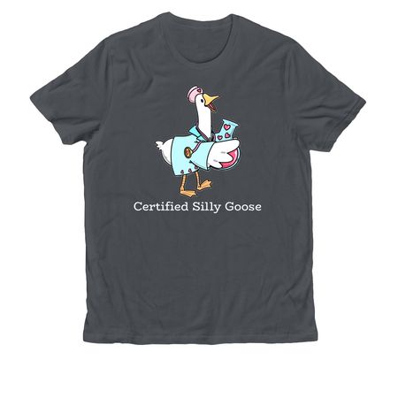 Certified silly goose, a Terrain Grey Allmade Organic Cotton Unisex Tee