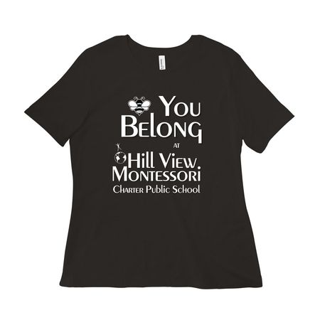 You Belong, a Black Women?s Relaxed Cotton Tee