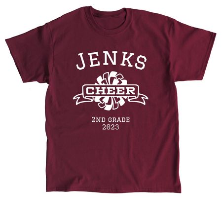 JTA 2nd Grade 2023, a Maroon Classic Unisex Tee