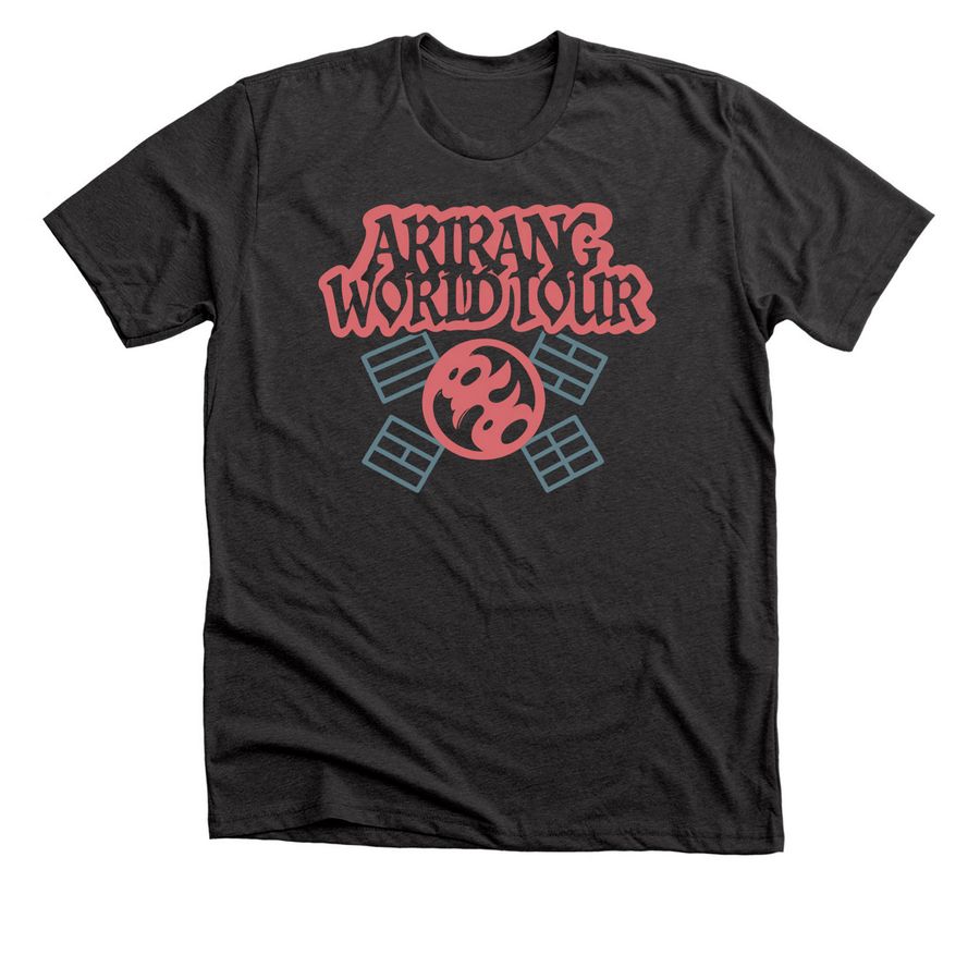 BTS Arirang Tour Shirt 2026, a Dark Grey Heather Premium Unisex Tee