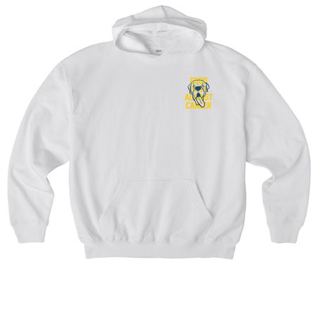 Good Dogs Against Cancer - LTD - MultiColor, a White Stanley/Stella Cooper Dry Pullover Hoodie