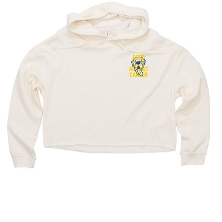Good Dogs Against Cancer - LTD - MultiColor, a Bone Women?s Lightweight Cropped Hoodie
