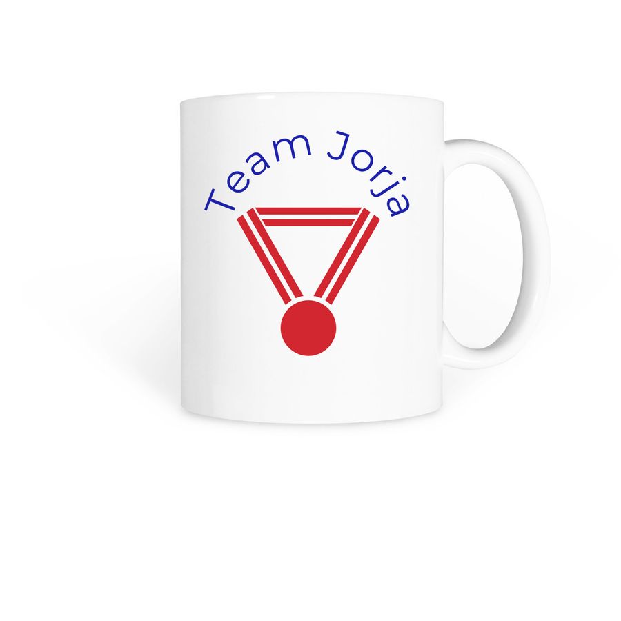 Team Jorja, a White Coffee Mug