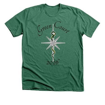 2026 Cast Green Court Shirts, a Heather Grass Green Premium Unisex Tee
