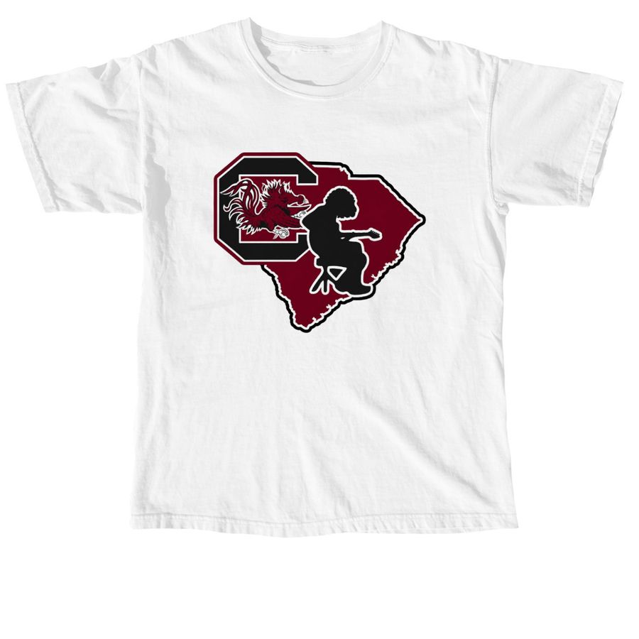 Columbia Mikey Tee, a White Comfort Colors Unisex Tee