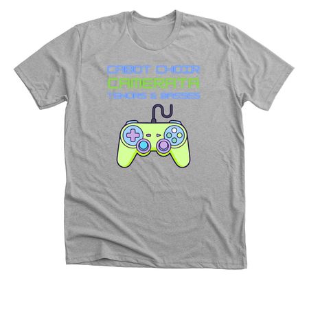 Camerata Video Game Tee, a Athletic Heather Premium Unisex Tee