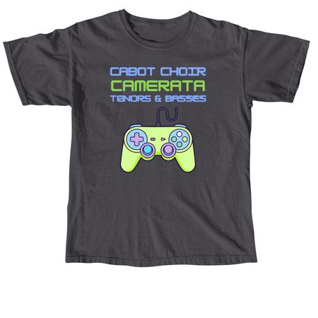 Camerata Video Game Tee, a Graphite Comfort Colors Unisex Tee