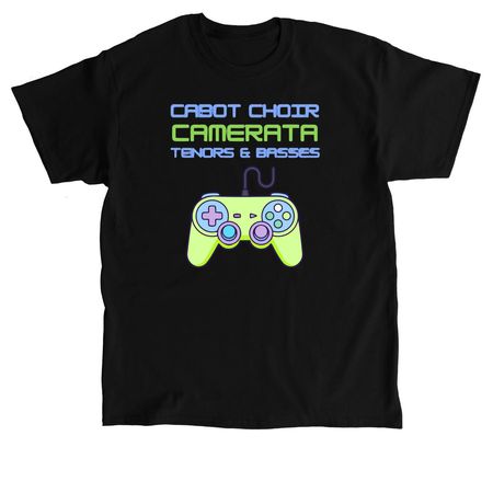 Camerata Video Game Tee, a Black Classic Unisex Tee