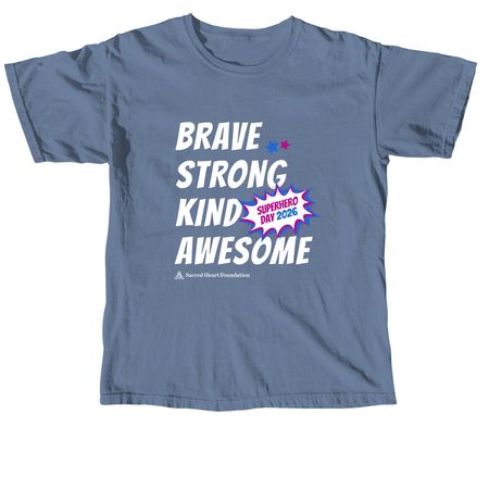 Superhero Day 2026, a Blue Jean Comfort Colors Unisex Tee