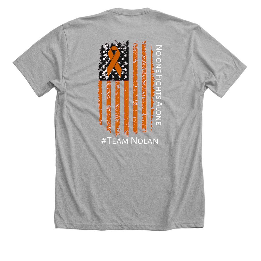 Meagan's Design, a Athletic Heather Premium Unisex Tee (back-view)