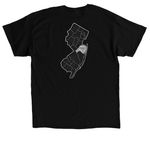 The Greens, a Black Classic Unisex Tee (back-view)
