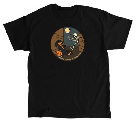 COALDR's Bad to the Bone Halloween, a Black Classic Unisex Tee