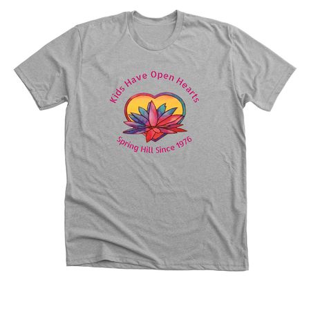 Kids Have Open Heart, a Athletic Heather Premium Unisex Tee
