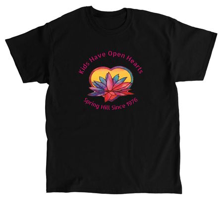 Kids Have Open Heart, a Black Classic Unisex Tee