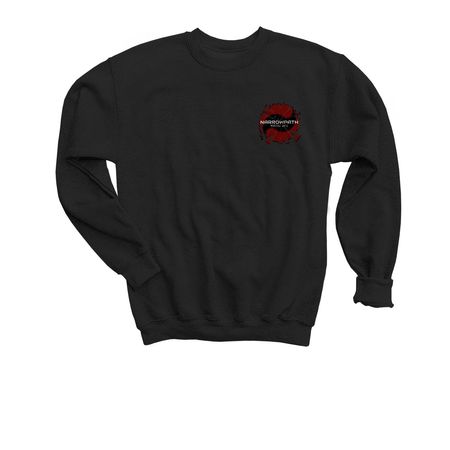 Narrowpath Martial Arts, a Black Youth Crewneck Sweatshirt