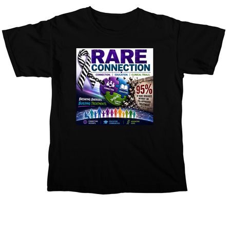 Rare Connection Podcast-Wear the Connection, a Black Comfort Colors Unisex Tee