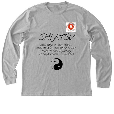 Shiatsu Awareness Light, a Athletic Heather Premium Long Sleeve Tee