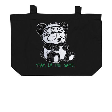 The Tote, a Black Large Organic Cotton Tote Bag