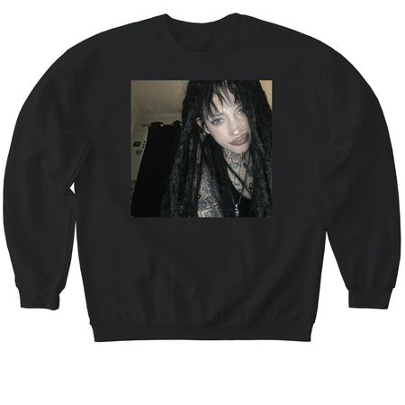 Rip, a Black Softstyle Crewneck Sweatshirt