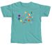 Radiating Positivity, a Seafoam Comfort Colors Unisex Tee