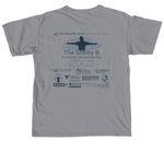 Recovery Is, Scotty B 2026, a Granite Comfort Colors Unisex Tee (back-view)