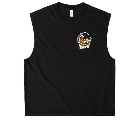 Mighty Dykes Groupies, a True Black Heavyweight Garment Dye Muscle Tee