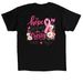 Hope Blooms for Tressy, a Black Classic Unisex Tee (back-view)