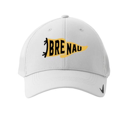 Brenau Pennant Hat, a White Printed Nike Dri-FIT Legacy Performance Cap