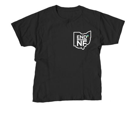 NF Walk Northeast Ohio 2026, a Black Youth Unisex Tee