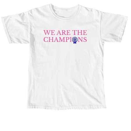 Champions Tee *, a White Comfort Colors Unisex Tee