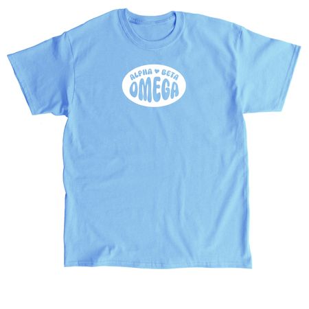Omega Capsule&nbsp;? Reverse Logo, a Carolina Blue Classic Unisex Tee