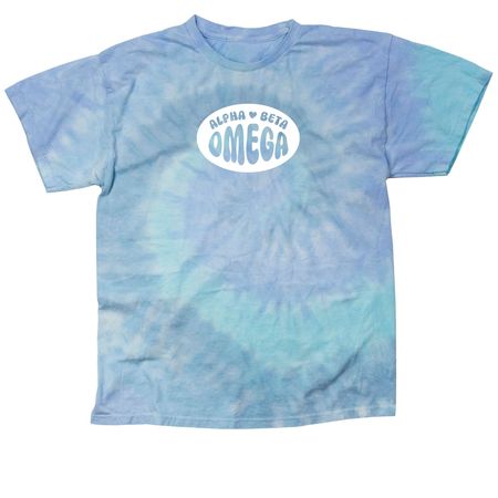 Omega Capsule&nbsp;? Reverse Logo, a Lagoon Classic Tie Dye Tee