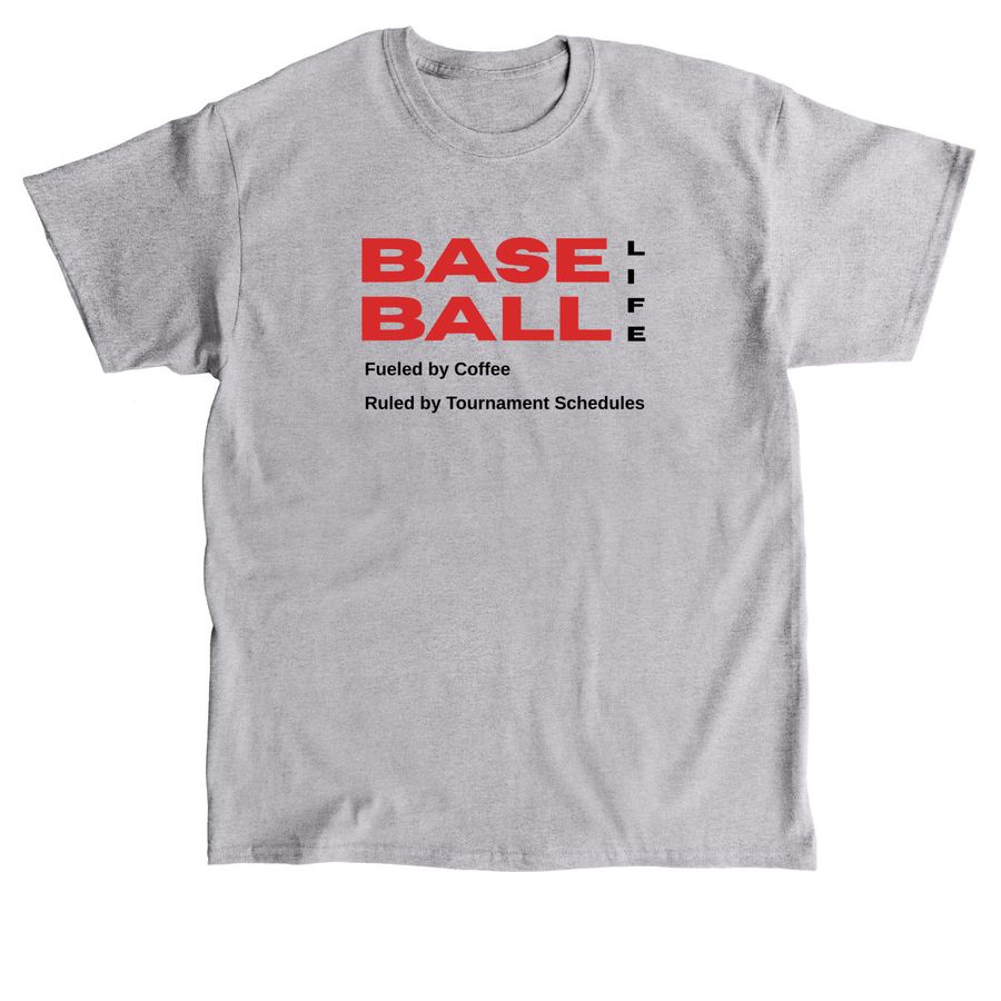 Baseball Life Shirt - Fueled and Ruled..., a Sport Grey Classic Unisex Tee