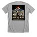 Colorado Singles Social Club Merch Fundraiser, a Athletic Heather Premium Unisex Tee (back-view)