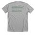 Front & Back - Full Color, a Athletic Heather Premium Unisex Tee (back-view)