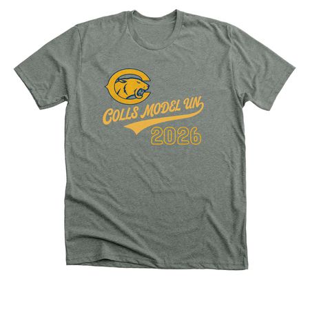 Collingswood Model UN Club, a Deep Heather Premium Unisex Tee