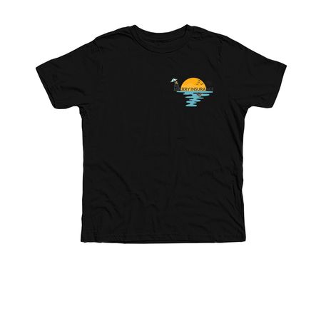 Berry Beachers, a Solid Black Blend Premium Youth Tee