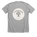 Calm Roots Counseling, a Athletic Heather Premium Unisex Tee (back-view)