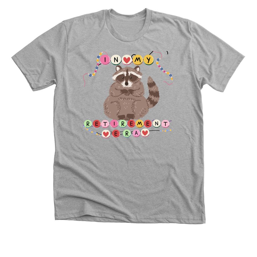 Retirement Era, a Athletic Heather Premium Unisex Tee