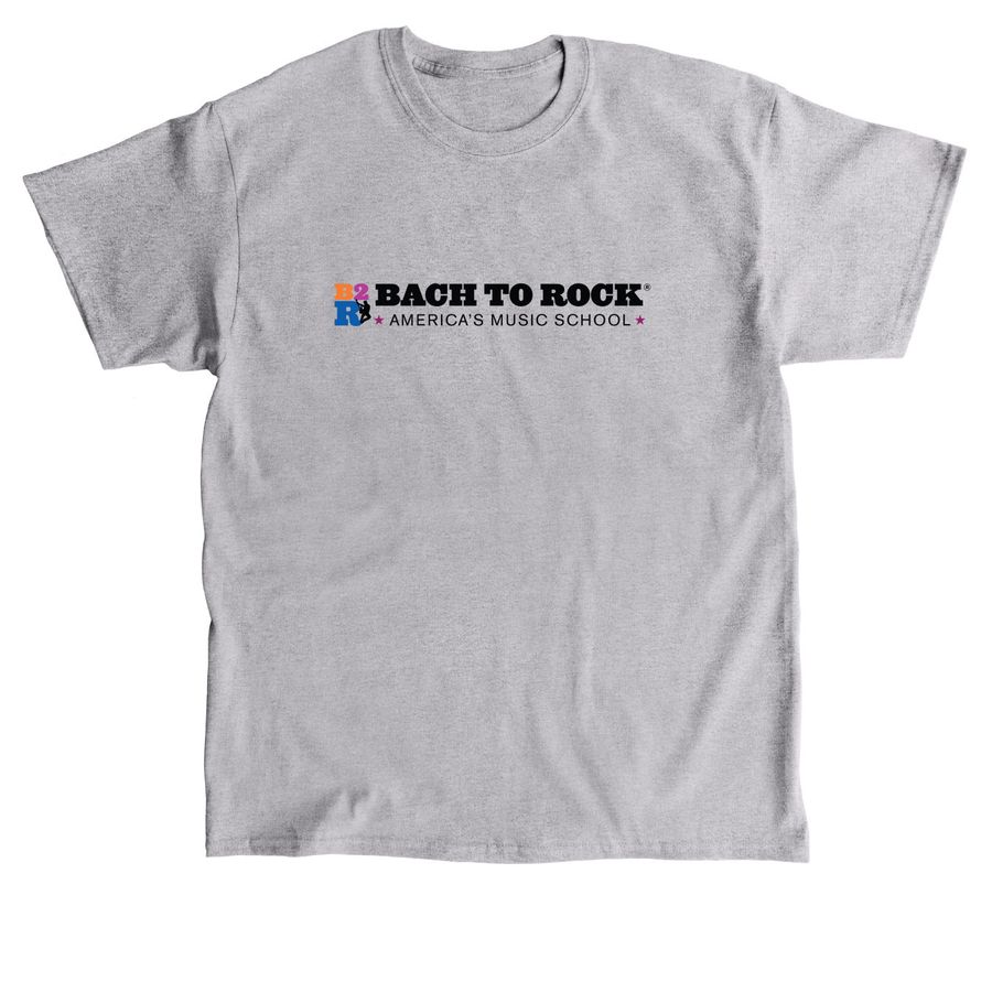 Bach to Rock Logo - Black, a Sport Grey Classic Unisex Tee