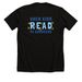 When Kids Read PA Succeeds, a Solid Black Blend Premium Unisex Tee (back-view)