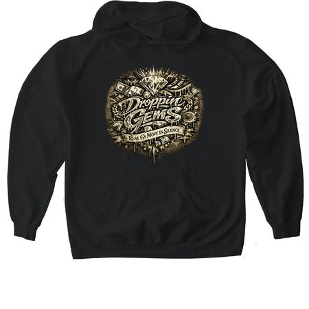 Gem Debut, a Black Gildan Softstyle Pullover Hoodie