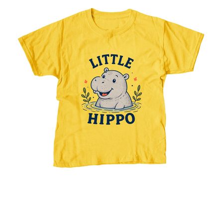 Little Hippo, a Daisy Youth Unisex Tee