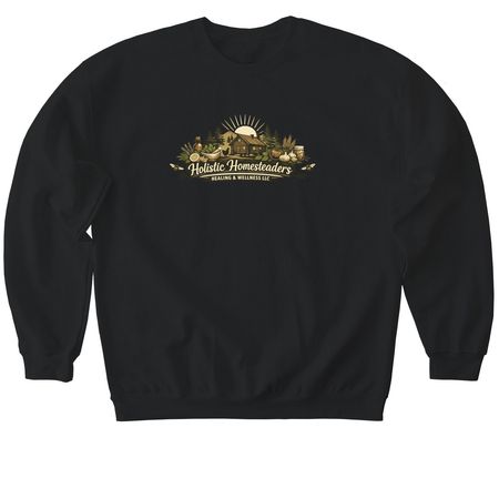 HHHW Homestead, a Black Softstyle Crewneck Sweatshirt