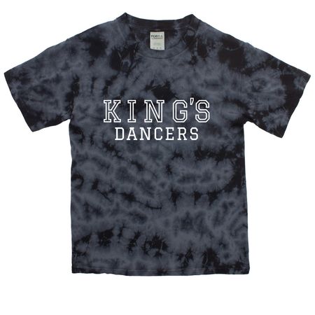 KD Tee, a Black Youth Crystal Tie Dye Tee